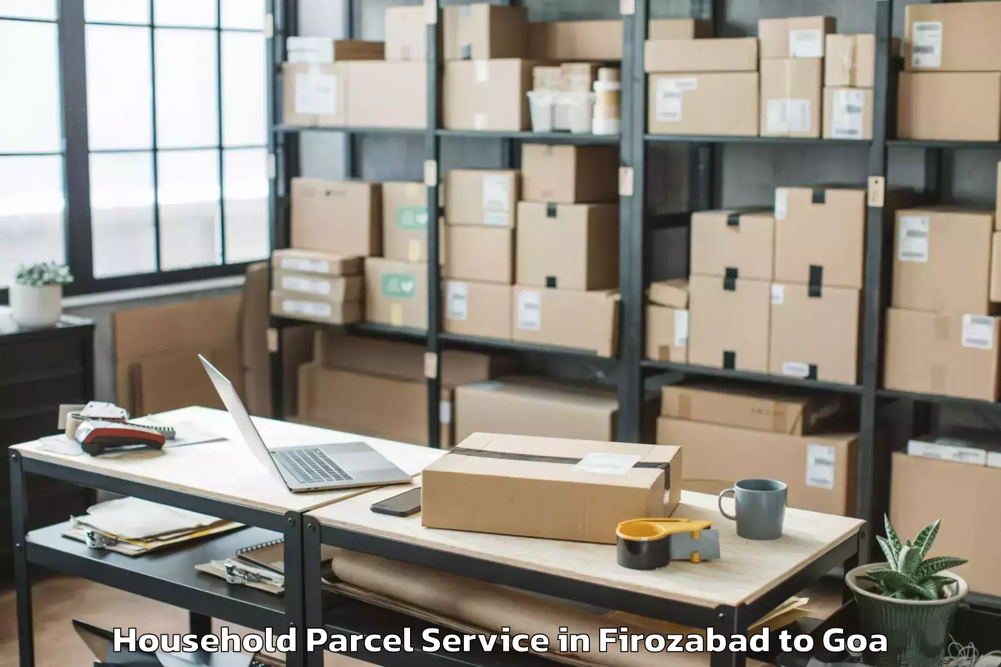 Expert Firozabad to Davorlim Household Parcel